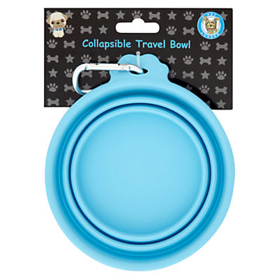 Pet London Dog Travel Bowl, Large, Blue Pet London Dog Travel Bowl, Large, Blue